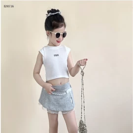SET ÁO CRT MIX CHÂN VÁY -Sỉ giá áo: 107k  váy: 145k