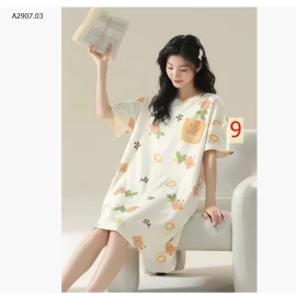 VÁY COTTON MẶC NHÀ - sỉ 150k