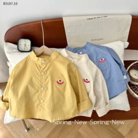 ÁO SƠ MI CỔ TÀU CHO BÉ TRAI -Sỉ giá 115k