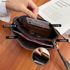 VÍ CẦM TAY  DÁNG DỌC CHO NỮ - sỉ 50k