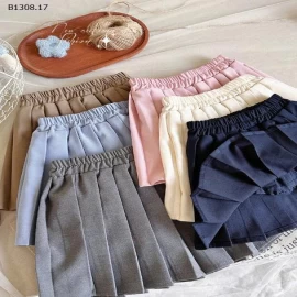 CHÂN VÁY XẾP LY BÉ GÁI HÃNG HSMMC - Sỉ 112k