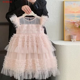 VÁY CÔNG CHÚA PHỐI TUA RUA-Sỉ giá 279K