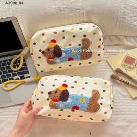 TÚI ĐỰNG MỸ PHẨM CÚN - sỉ 69k