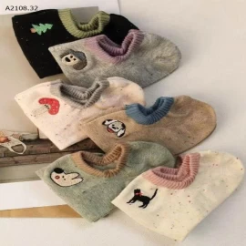 SET 10 ĐÔI TẤT LƯỜI CUTE CHO NỮ- Sỉ 50k/sét 10 đôi