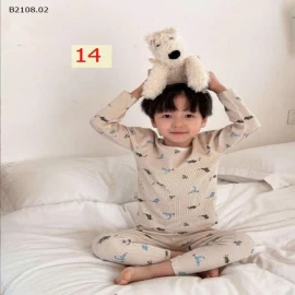 BỘ MẶC NHÀ DÀI TAY HÃNG AMBBKID -- Sỉ giá sz 80-150 : 128k/1b sz 160: 148k/1b 