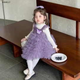SÉT VÁY TUTU+ÁO LEN CHERRYCOCO-Giá sỉ 298k