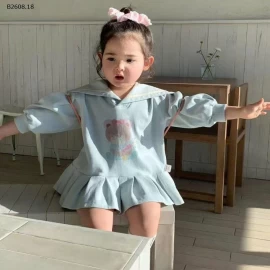 VÁY NỈ THỦY THỦ CHO BÉ-Giá sỉ 148k