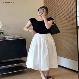 CHÂN VÁY THÔ XÒE GEN BỤNG ANNA- sỉ 213k