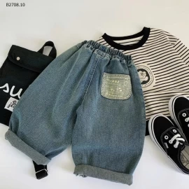 QUẦN JEAN CẠP CHUN BÉ TRAI-Giá sỉ 174k