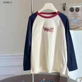 Áo thun cotton Raglan tay dài nhà AMBBKIDS-Giá sỉ  sz 90-150: 103k  sz 160: 115k 