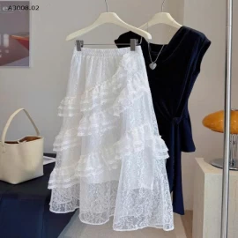 VÁY REN DÁNG DÀI ANNA- sỉ 210k