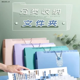 CẶP CHIA FILE , TÀI LIỆU CHO BÉ 8 NGĂN TẶNG KÈM STICKER XINH XỈU -Giá sỉ giá 29k/1 chiếc bán từ 2 chiếc