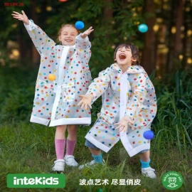 ÁO MƯA ĐƠN CHẤM BI CHO BÉ-Giá sỉ 124k