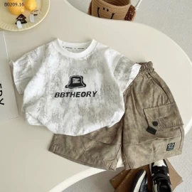 ÁO PHÔNG LOANG MÀU MIX QUẦN SHORT TÚI HỘP-Giá sỉ 110k