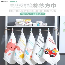 KHĂN MẶT SỢI TRE MUSLIN-Giá sỉ 53k/set 5c