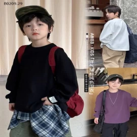  Áo nỉ dáng oversize -Giá sỉ sz 90-150: 139k 160: 152k 170: 169k