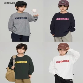 Áo thun dài tay in họa tiết nhung - sỉ 155k