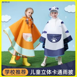 ÁO MƯA CHO BÉ DÁNG CHOÀNG HÌNH THÚ-Giá sỉ 115k