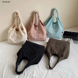 TÚI TOTE VẢI CHỮ -Giá sỉ 129k 