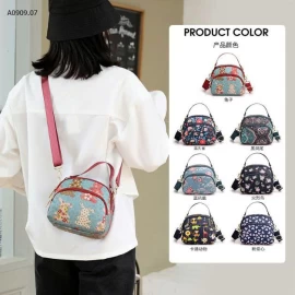 TÚI ĐEO CHÉO HỌA TIẾT NỮ -Sỉ 108k 