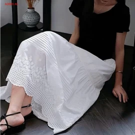 CHÂN VÁY REN ANNA NỮ -Giá sỉ 193k