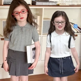 Áo polo len cộc tay hãng AMBB -Giá sỉ 125k