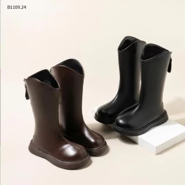 BOOT Bốt đùi bé gái cổ tim chất da mềm đế chống trơn trượt - sỉ 185k