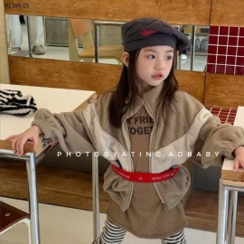 ÁO KHOÁC NỈ ADBABY BG-Giá sỉ 208k