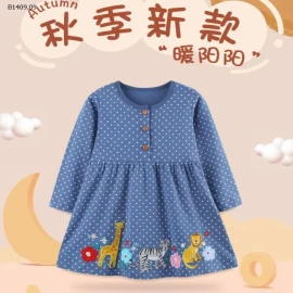 VÁY AOSTA BETTY THÊU ĐỘNG VẬT -Giá sỉ 129k