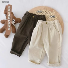 Quần dài thường ngày cho bé màu trơn - sỉ 110k