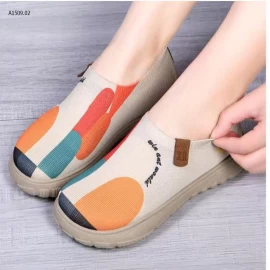 GIÀY SLIPON HOẠ TIẾT NGHỆ THUẬT- sỉ 94k