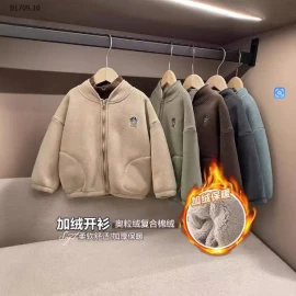  Áo khoác lót lông AINI – ấm áp cho bé mùa đông  - Giá sỉ 90-120:   110k 130-160:   135k