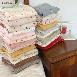 BỘ NGỦ HÀN thu đông CHO BÉ  IU nhà AMBB  -Giá sỉ  size : 80-150 giá 132k  size : 160 giá 150k