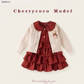 SET VÁY XINH CHO BÉ GÁI CHERRYCOCO - sỉ 350k
