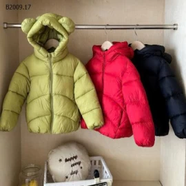 ÁO KHOÁC PHAO TAI GẤU CHO BÉ-Giá sỉ 185k