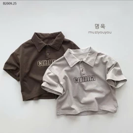ÁO CỘC TAY CỔ POLO CHO BÉ TRAI-Giá sỉ 123k