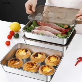 SET 10 HỘP INOX KÈM NẮP NHỰA- sỉ 78k