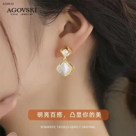 BÔNG TAI ĐÍNH ĐÁ AGVOSKI- sỉ 102k