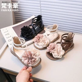 Giày sandal công chúa hoa cho bé gái-sỉ giá  size 23-27 giá 137k size 28-36 giá 147k