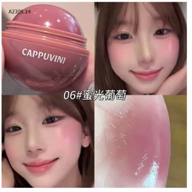 PHẤN MÁ HỒNG CAPPUVINI DẠNG THỎ - sỉ 55k/set 2c chọn màu