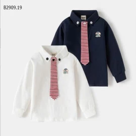 ÁO POLO DÀI TAY CHO BÉ-Giá sỉ 99K