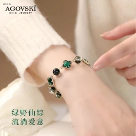 VÒNG TAY CỎ 4 LA AGOVSKI  - sỉ 175k