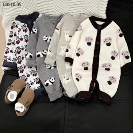 áo liền quần dệt kim quần áo trẻ em - sỉ 173K