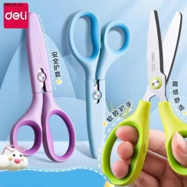 KÉO THỦ CÔNG #DELI – CÓ NẮP ĐẬY-Giá sỉ 66k /1 set /2c chọn màu