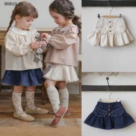CHÂN VÁY JEAN CHO BÉ-Giá sỉ 197k