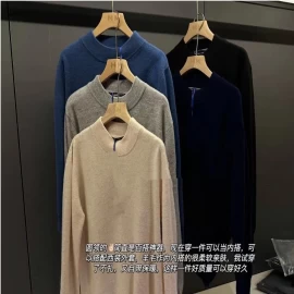 ÁO LEN NAM CỔ TRÒN-Giá sỉ 120k