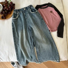 QUẦN JEAN SUÔNG AMBB BG - sỉ 167k