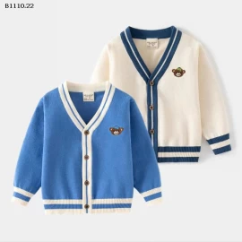 Áo len cardigan bé trai WELLKIDS-Giá sỉ 135k