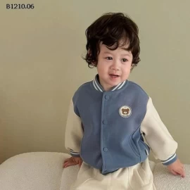 Áo khoác bóng chày thu đông cho bé- sỉ  145k/c 