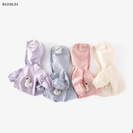 ÁO KHOÁC TAI THỎ CUTE PHỐI BÈO CHO BÉ -Giá sỉ 175k